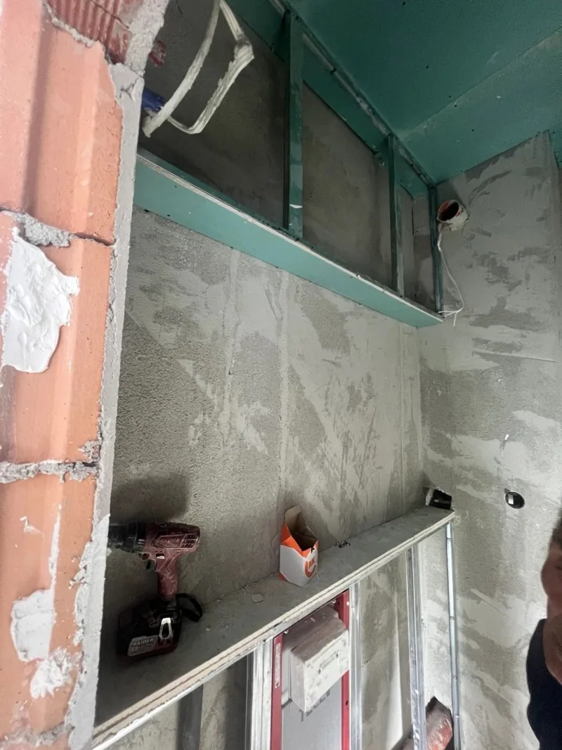 Каркас ніші з металопрофілю